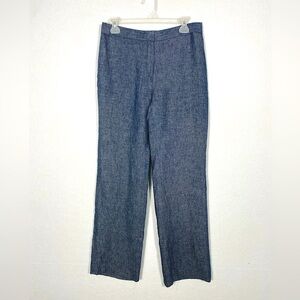 Brooks Brothers Classic Blue Linen Pants fully lined size 6